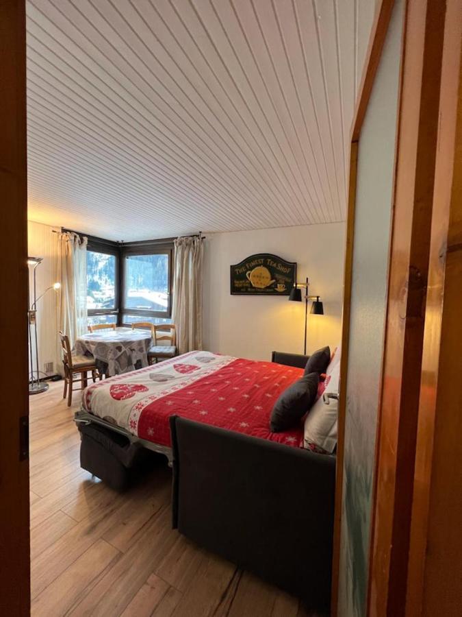 Studio Dent Du Caiman, Chamonix Hyper Centre, Parking, Vue Mont Blanc Eksteriør billede